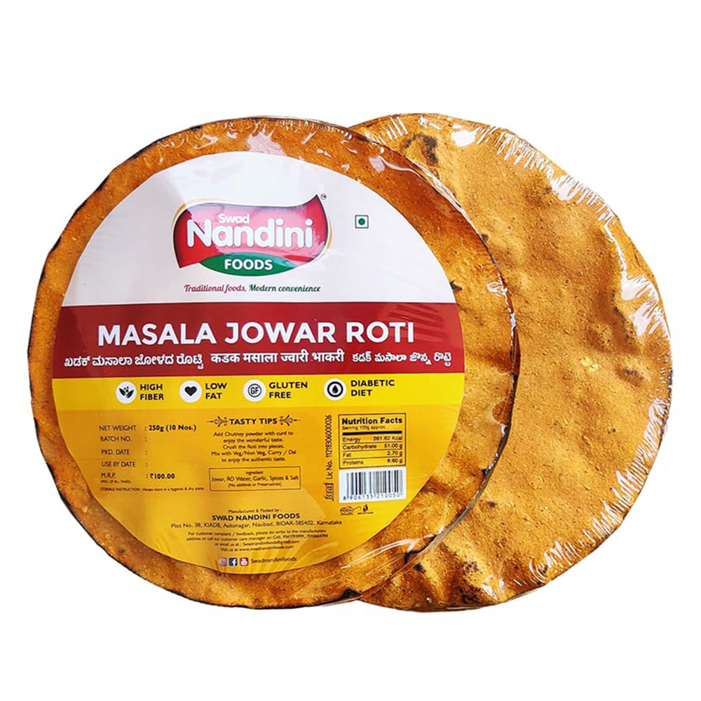 Swad Roti Swad Nandini Jowar Roti 250g