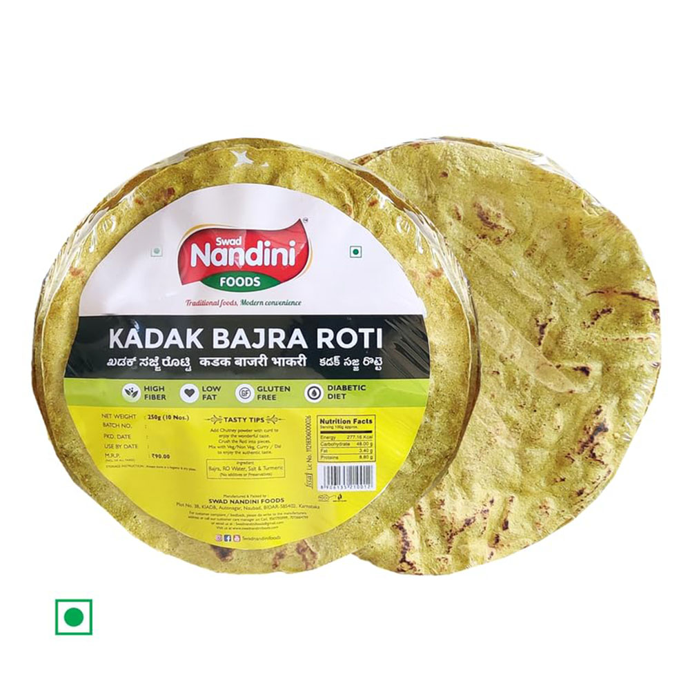 Swad Roti Swad Nandini Bajra Roti 250g