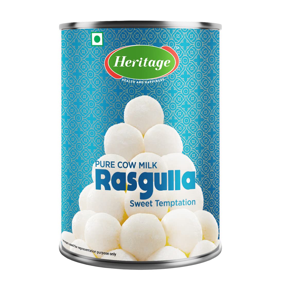 Heritage Rasgulla 1 Kg Tin